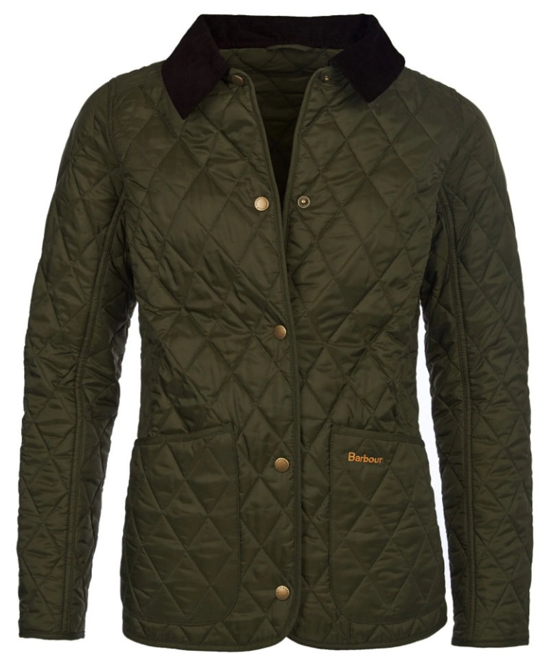 Barbour Ladies Annandale Quilt Jacket Olive-1